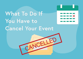 canceling your event