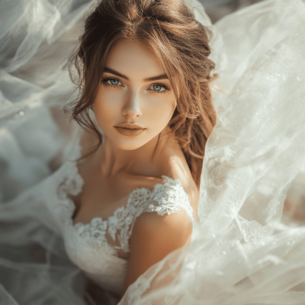 Bride at a tailor’s studio during a wedding dress fitting, reviewing alteration progress for a perfect timeline and final fit
