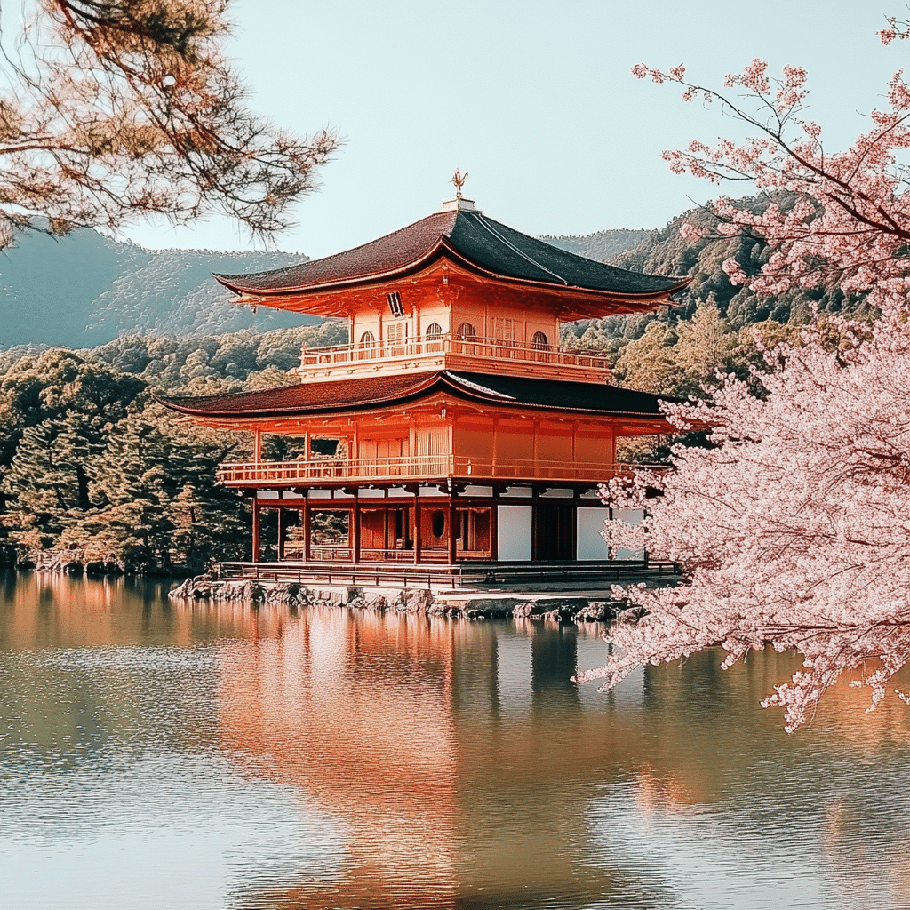 Honeymoon in Kyoto planned by Michaelis Events, with a couple walking past a traditional wooden machiya townhouse—ideal for weddings that embrace historic Japanese architecture.