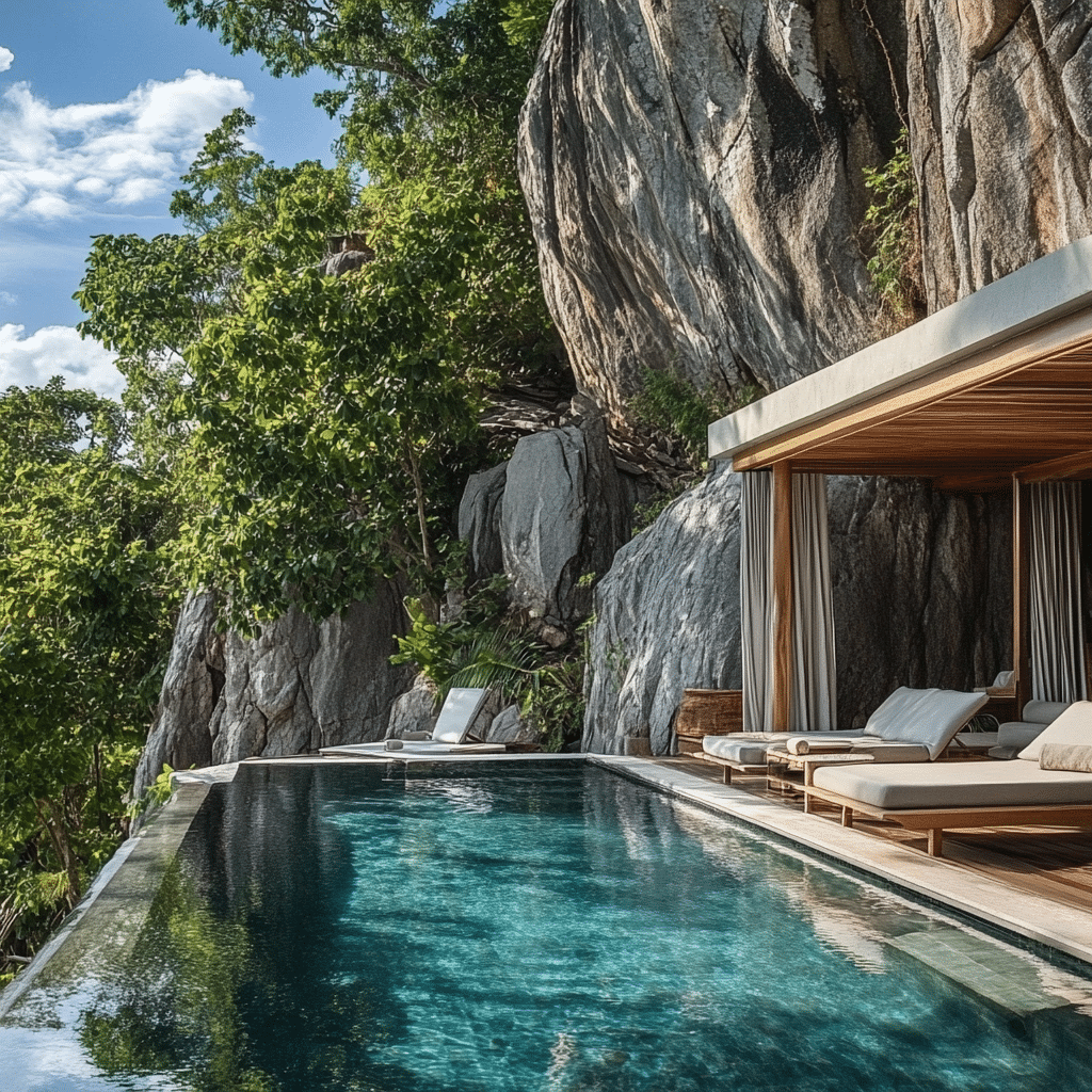 Michaelis Events honeymoon couple relaxing in an overwater bungalow in Seychelles, with turquoise waters below and a sunset horizon—ideal for luxurious wedding getaways.