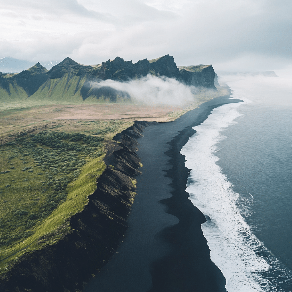 Newlyweds on a honeymoon hike in the Icelandic Highlands, standing atop a colorful rhyolite mountain—an adventurous escape styled by Michaelis Events after their wedding.