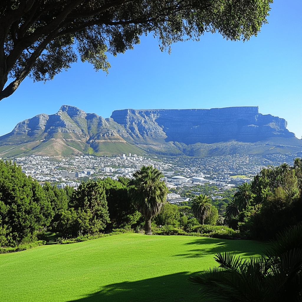 Romantic landscape of vineyards and mountain peaks in Stellenbosch, South Africa, with newlyweds walking hand-in-hand between the vines—arranged by Michaelis Events for a serene honeymoon retreat.